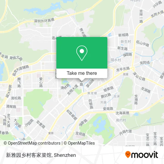 新雅园乡村客家菜馆 map