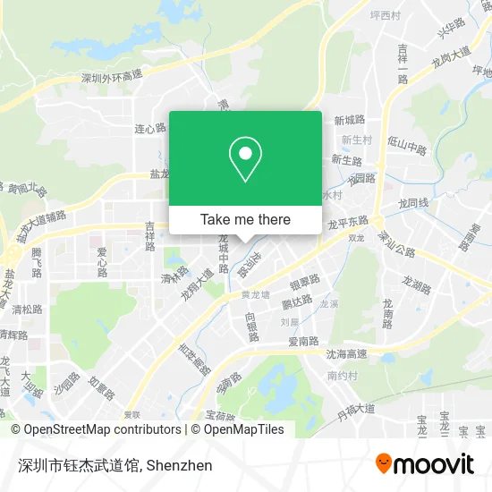 深圳市钰杰武道馆 map