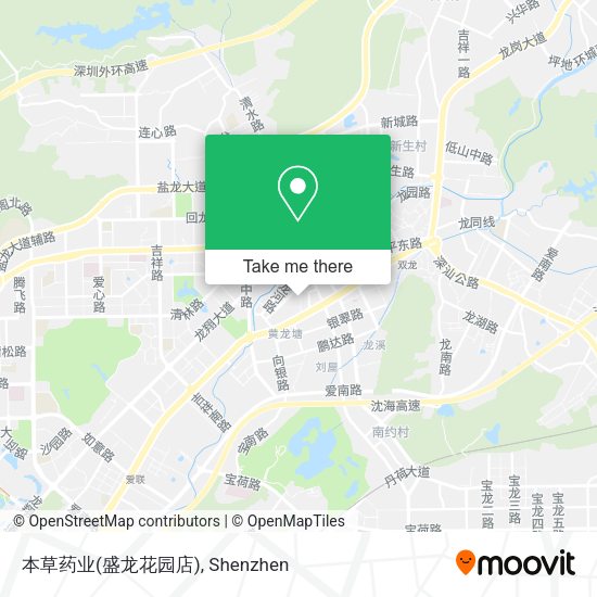 本草药业(盛龙花园店) map