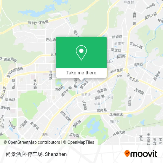 尚景酒店-停车场 map