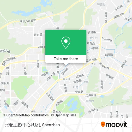 张老足底(中心城店) map
