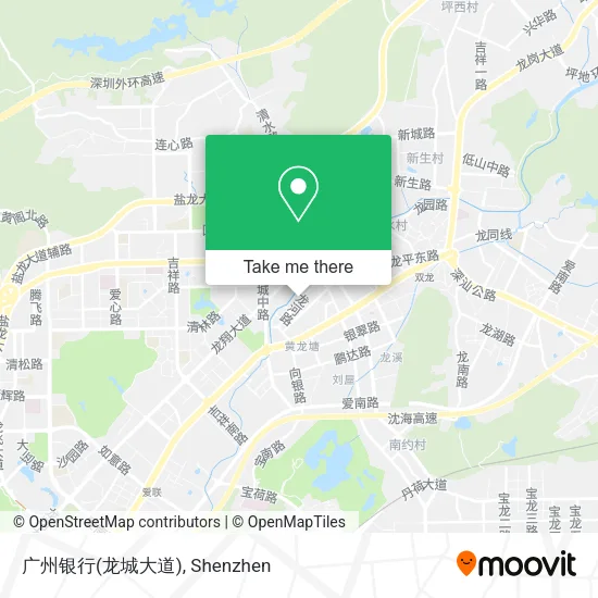 广州银行(龙城大道) map