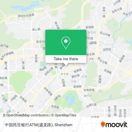 中国民生银行ATM(盛龙路) map