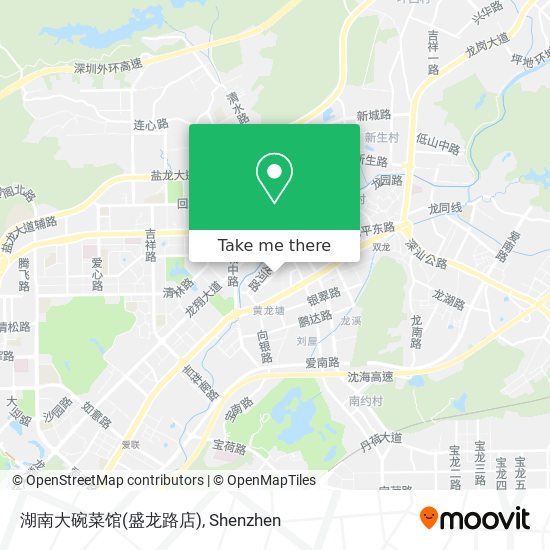 湖南大碗菜馆(盛龙路店) map