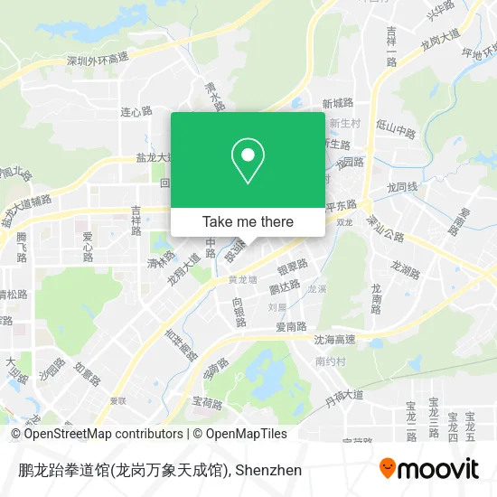 鹏龙跆拳道馆(龙岗万象天成馆) map