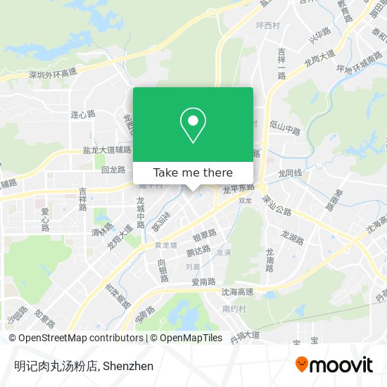 明记肉丸汤粉店 map