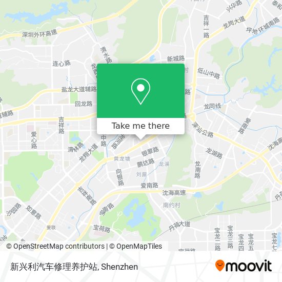 新兴利汽车修理养护站 map
