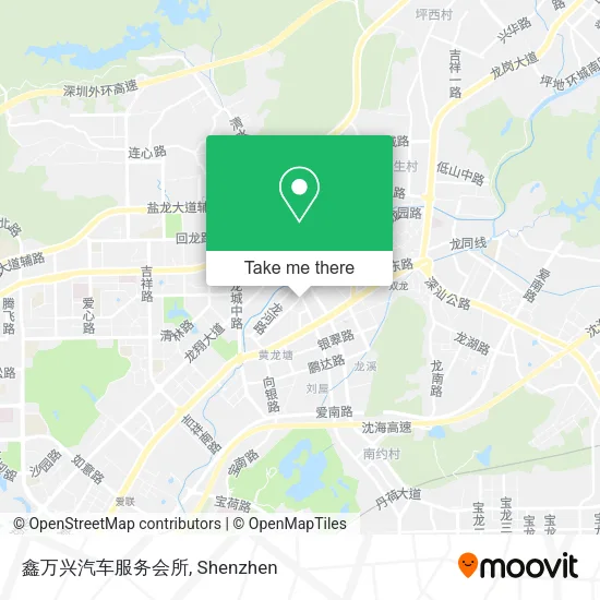 鑫万兴汽车服务会所 map
