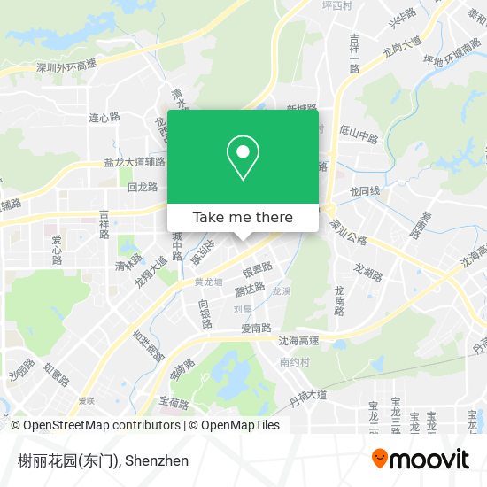 榭丽花园(东门) map