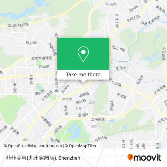 菲菲美容(九州家园店) map