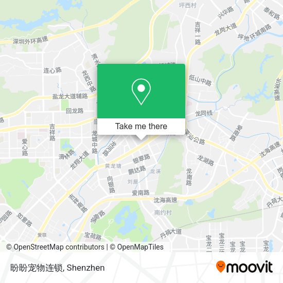 盼盼宠物连锁 map