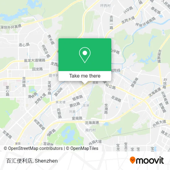 百汇便利店 map