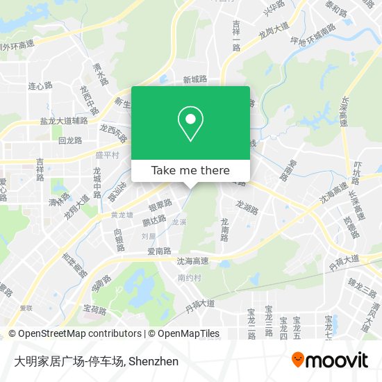 大明家居广场-停车场 map