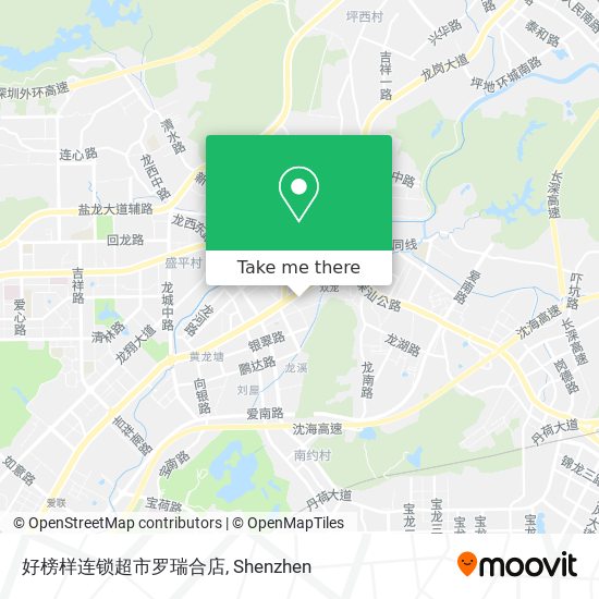 好榜样连锁超市罗瑞合店 map