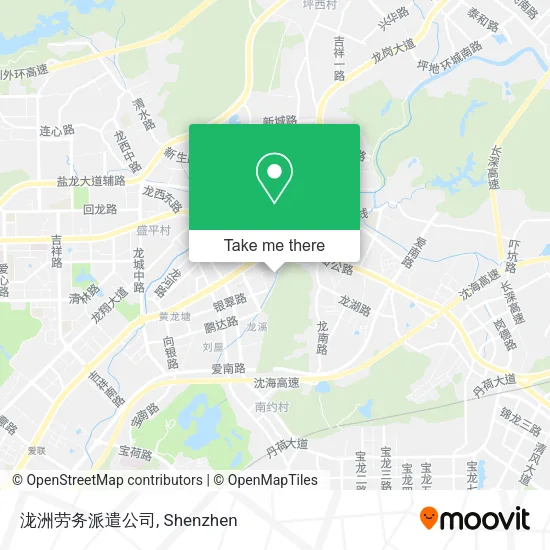 泷洲劳务派遣公司 map