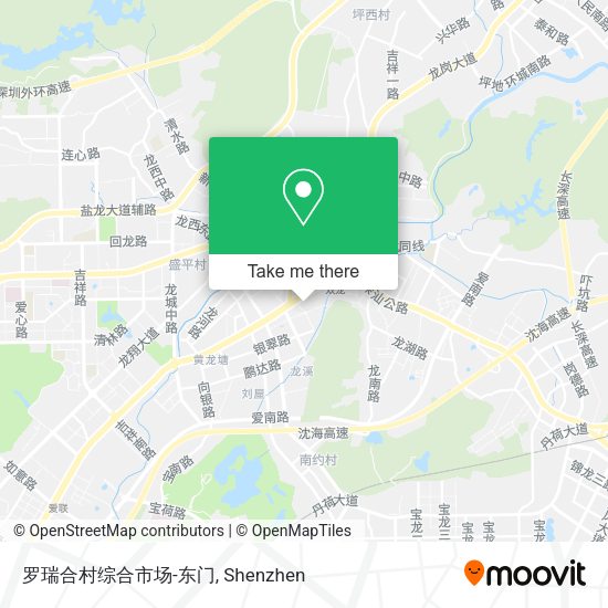 罗瑞合村综合市场-东门 map