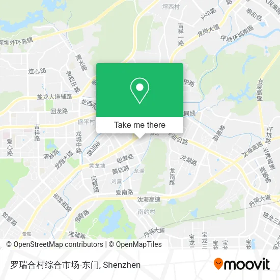 罗瑞合村综合市场-东门 map