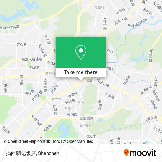 揭西韩记饭店 map