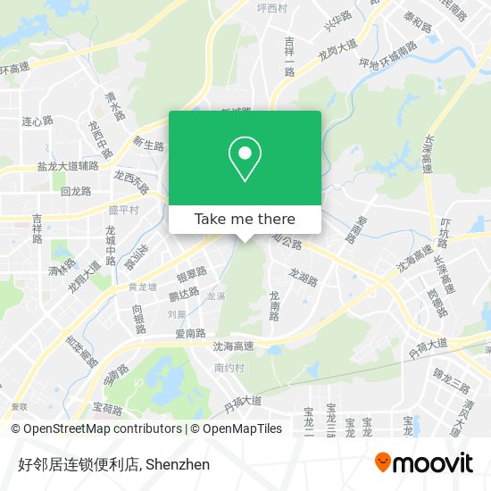 好邻居连锁便利店 map