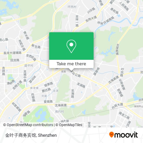 金叶子商务宾馆 map
