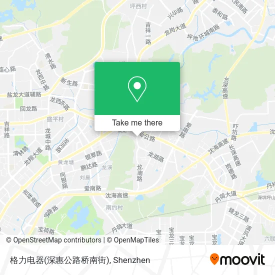格力电器(深惠公路桥南街) map