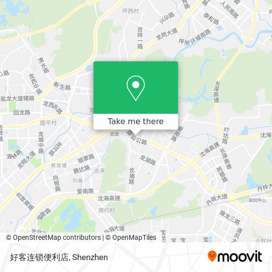 好客连锁便利店 map