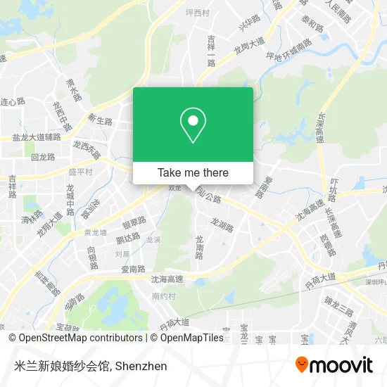 米兰新娘婚纱会馆 map