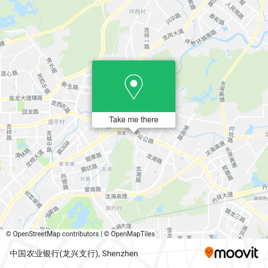 中国农业银行(龙兴支行) map