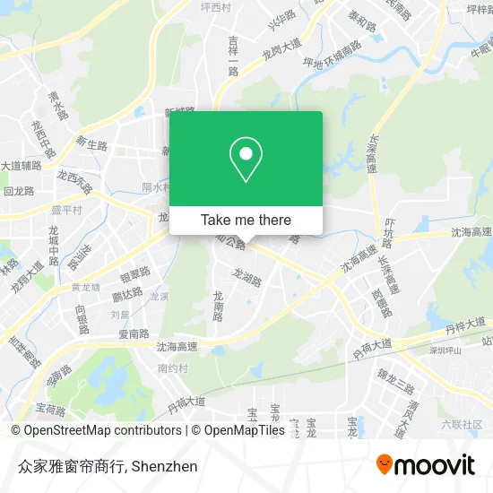 众家雅窗帘商行 map