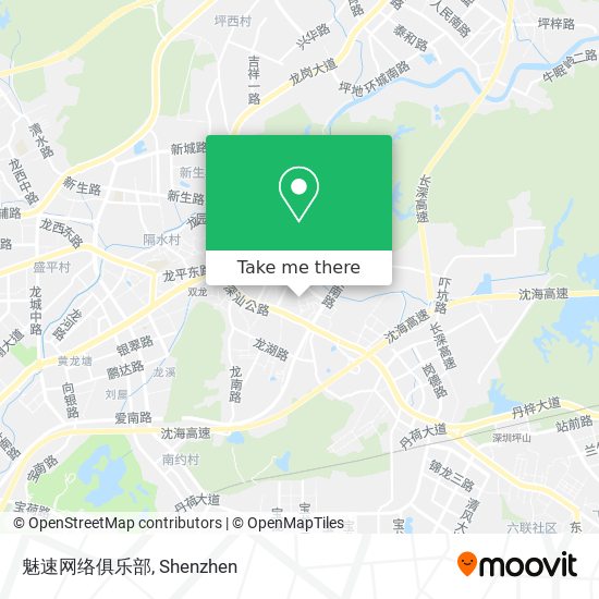 魅速网络俱乐部 map