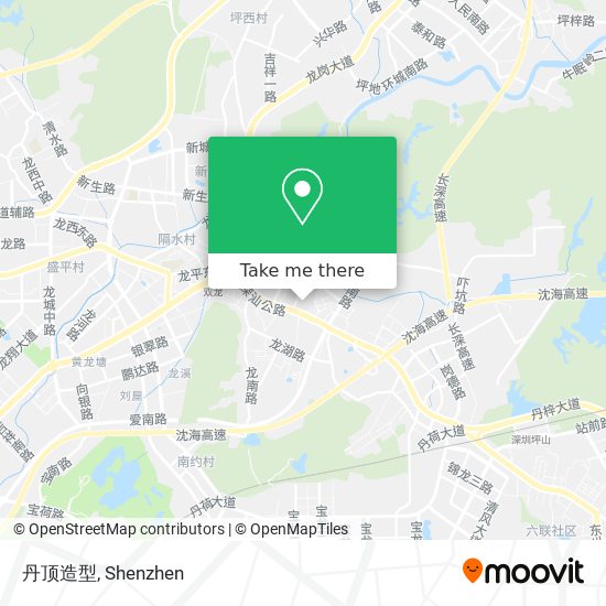 丹顶造型 map