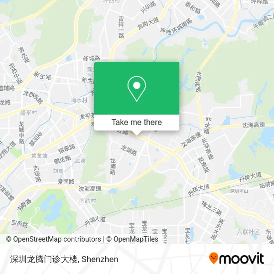 深圳龙腾门诊大楼 map