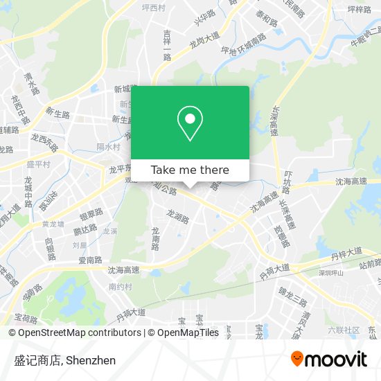 盛记商店 map