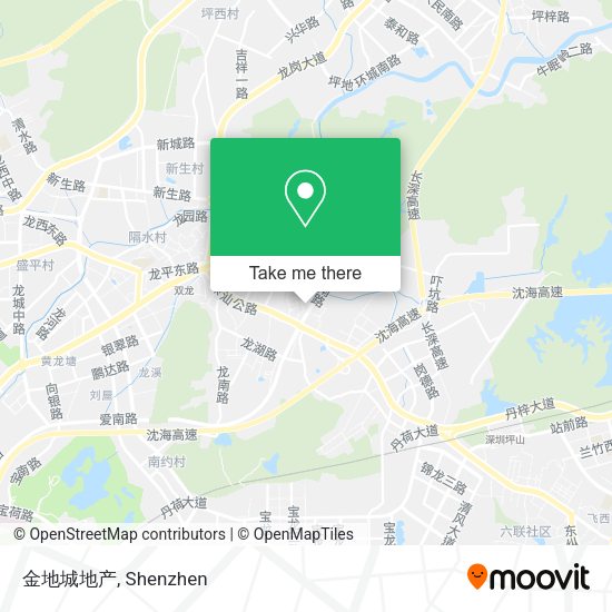 金地城地产 map