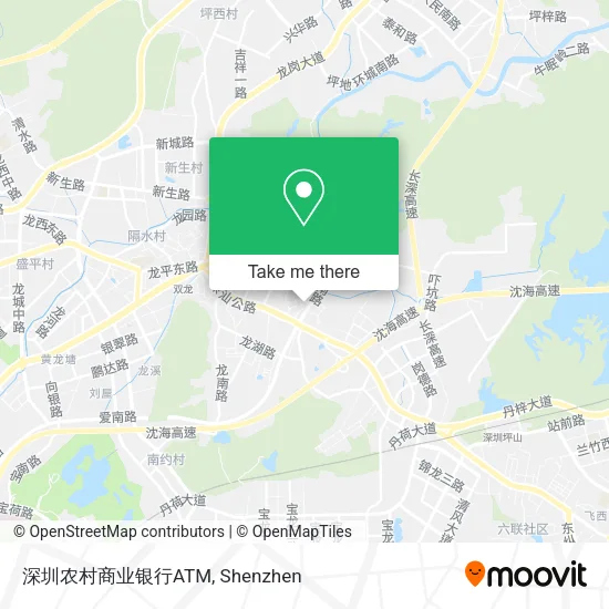 深圳农村商业银行ATM map
