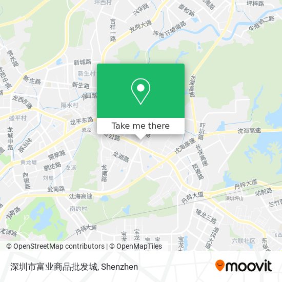 深圳市富业商品批发城 map