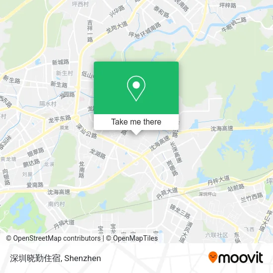 深圳晓勤住宿 map