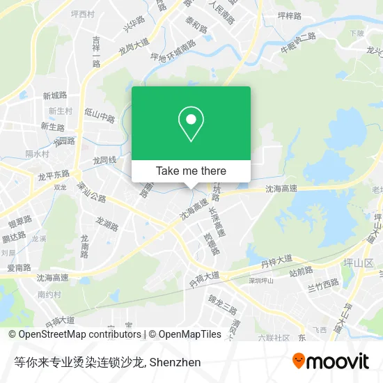等你来专业烫染连锁沙龙 map