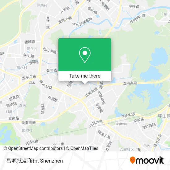 昌源批发商行 map
