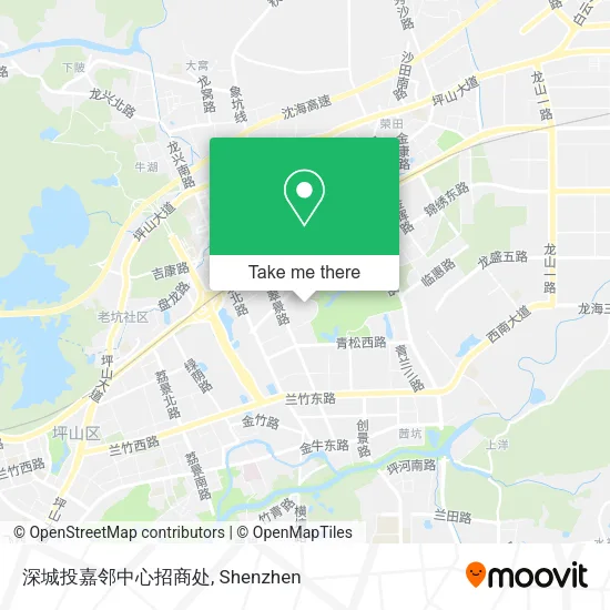 深城投嘉邻中心招商处 map