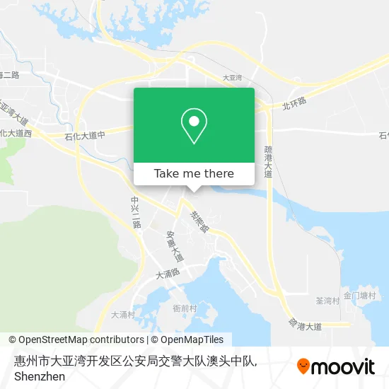惠州市大亚湾开发区公安局交警大队澳头中队 map