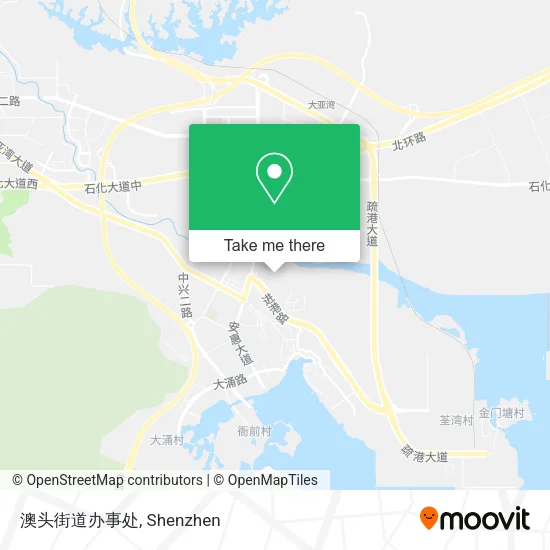 澳头街道办事处 map