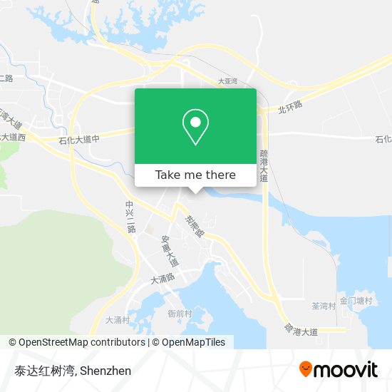 泰达红树湾 map
