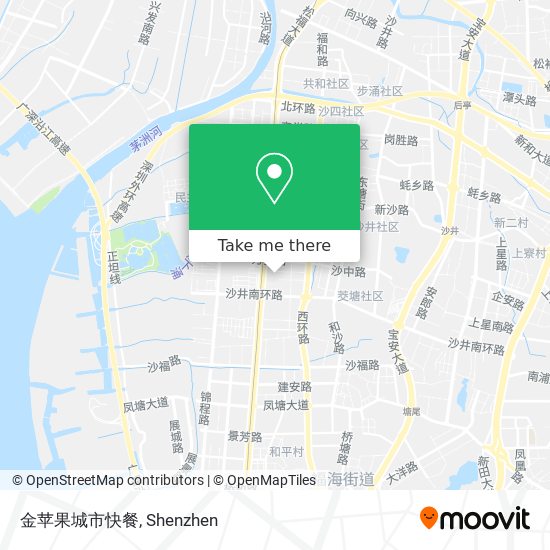 金苹果城市快餐 map