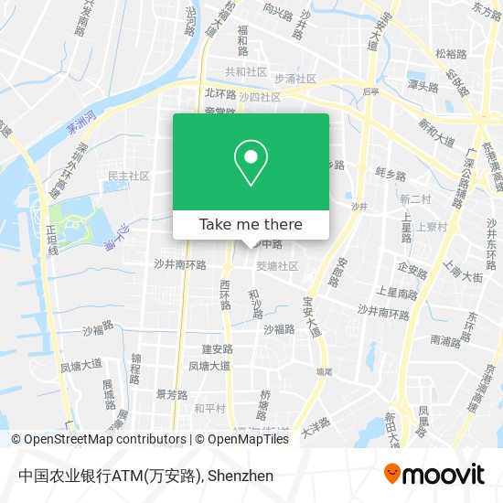 中国农业银行ATM(万安路) map