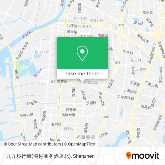 九九步行街(鸿彬商务酒店北) map