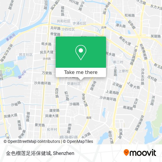 金色榴莲足浴保健城 map