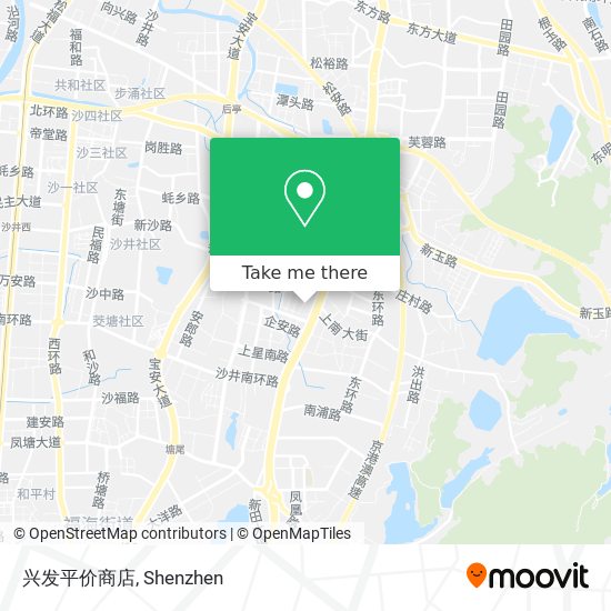 兴发平价商店 map