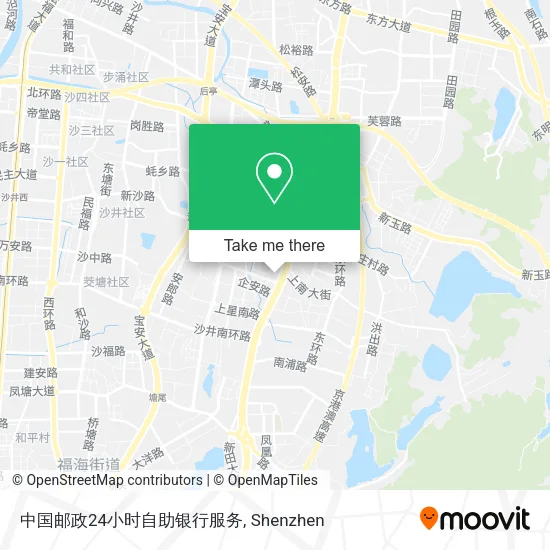 中国邮政24小时自助银行服务 map