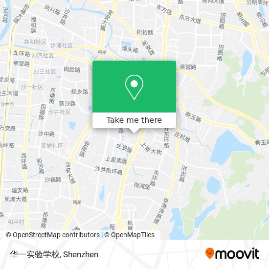 华一实验学校 map